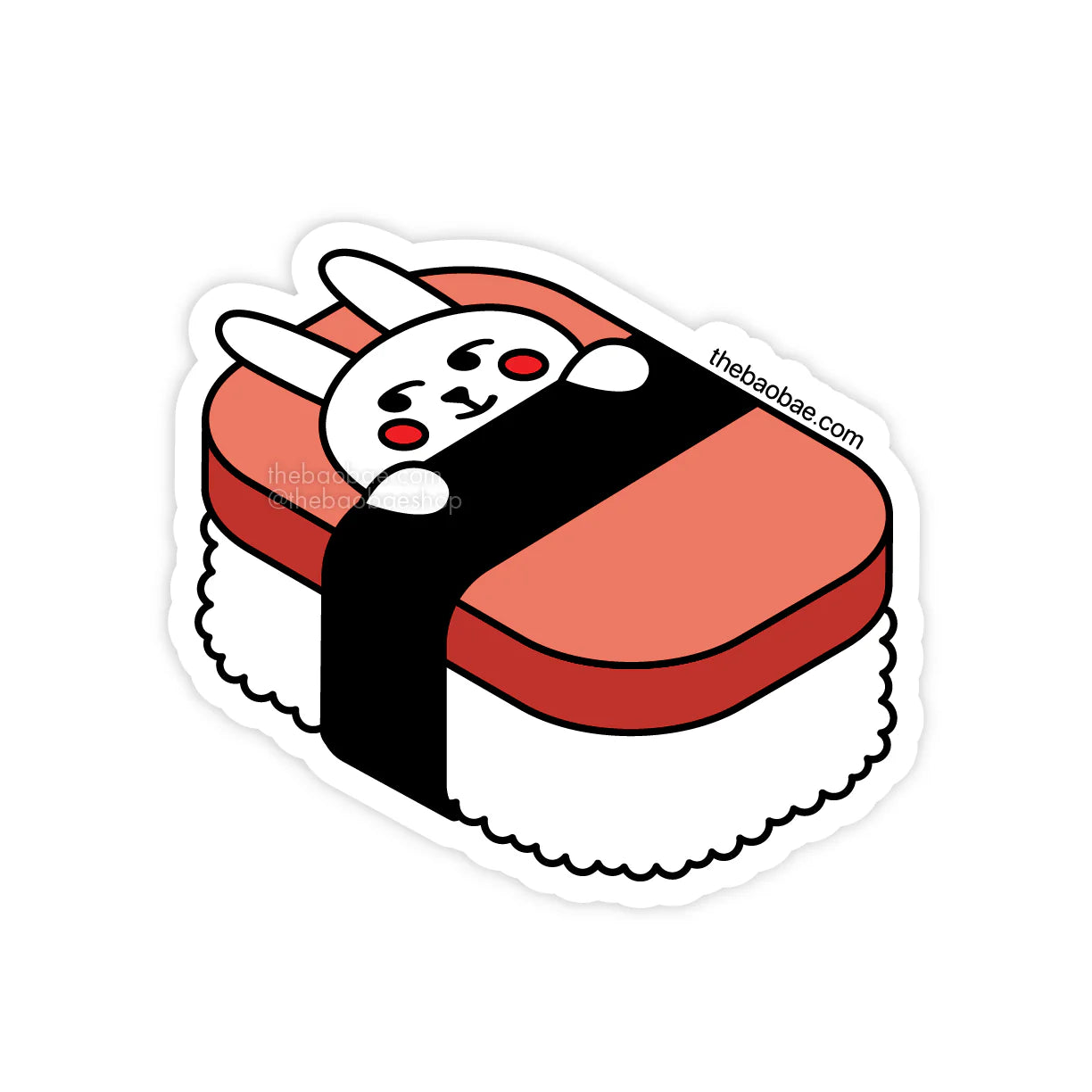 Bunny Spam Musubi Sticker