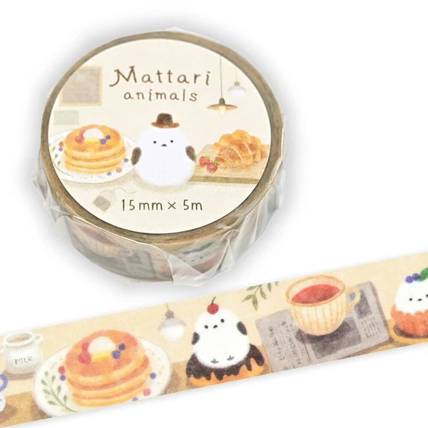 NB Washi Tape - Mattari Animals Day - Shimaenaga