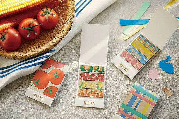 KITTA Collage Washi Tape - Vegetables