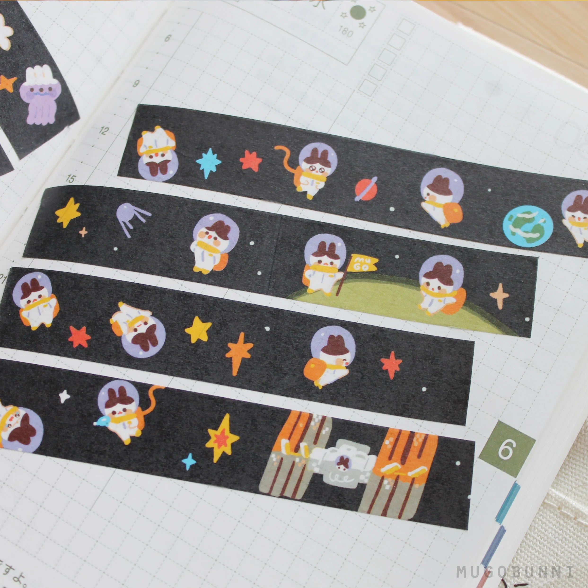 Mugobunni Astronaut Washi Tape