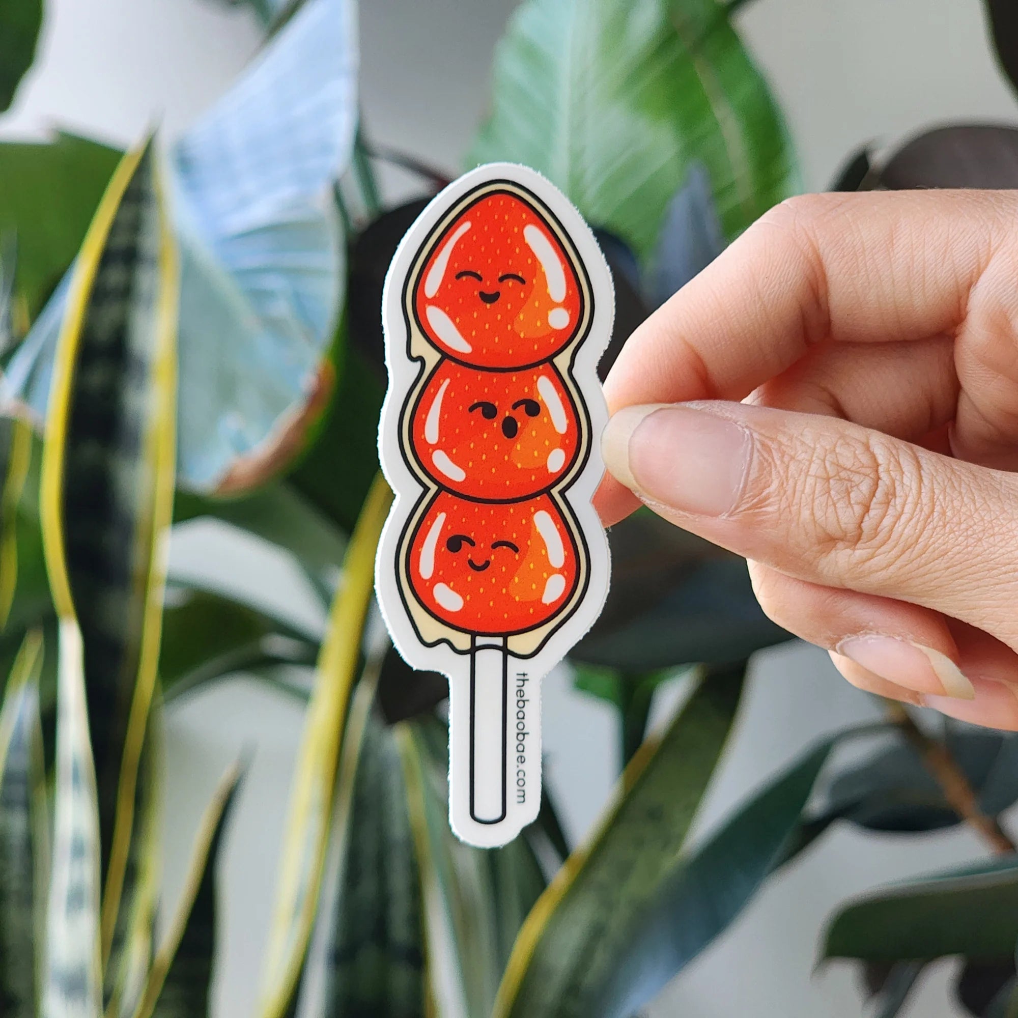 Tanghulu Candied Strawberries Sticker
