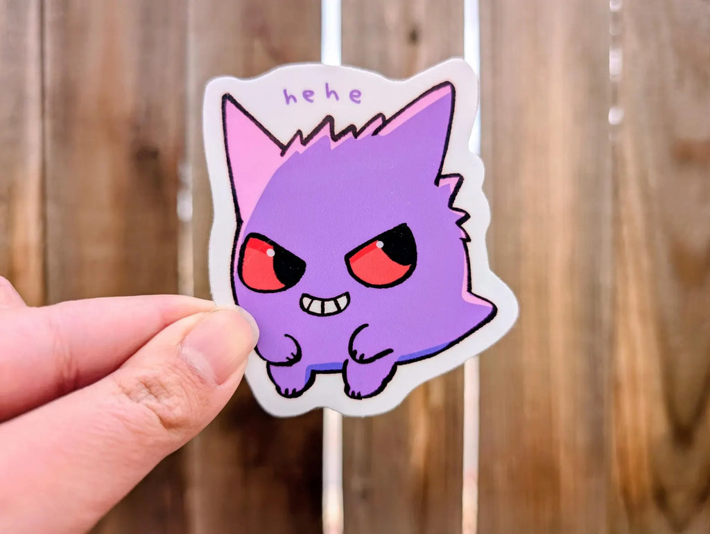 Gengar Vinyl Sticker
