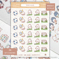 Soccer Planner Sticker Sheet