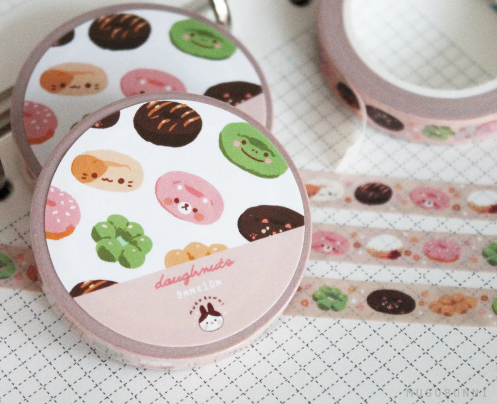 Animal Doughtnuts Washi Tape