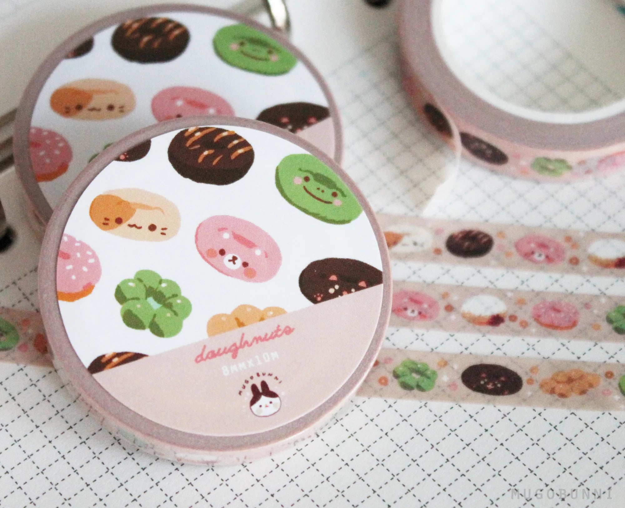 Animal Doughtnuts Washi Tape