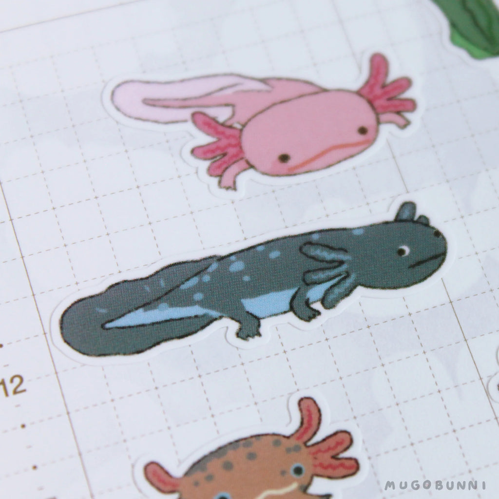 Axolotl Sticker Sheet