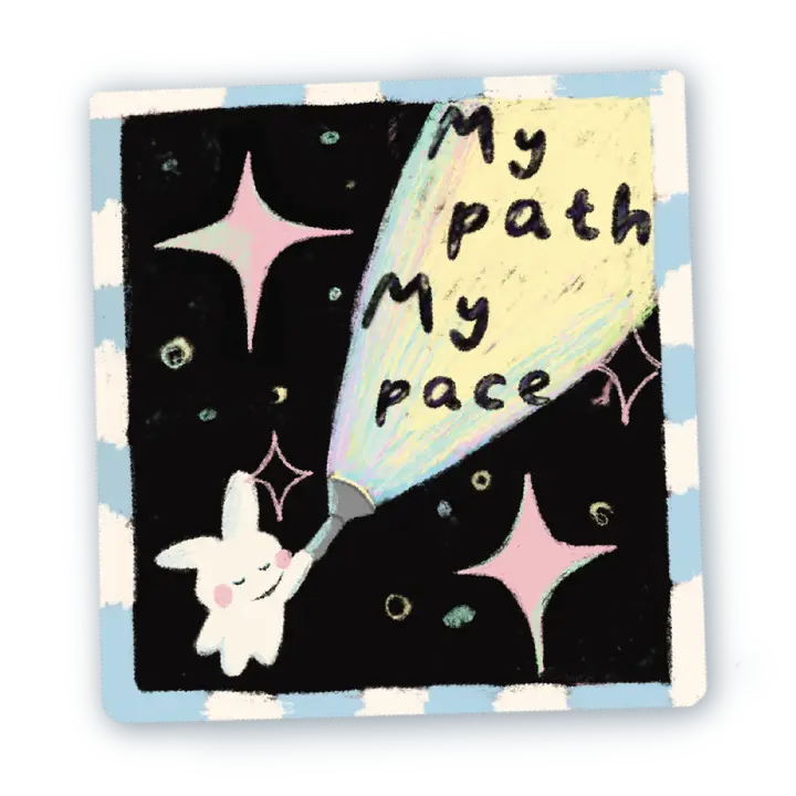 My Path My Pace Sticker