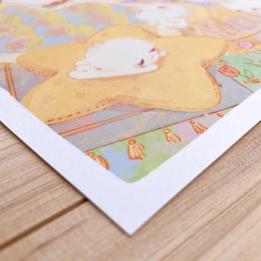 Sleepy Buns Print