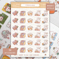 Cooking Planner Sticker Sheet