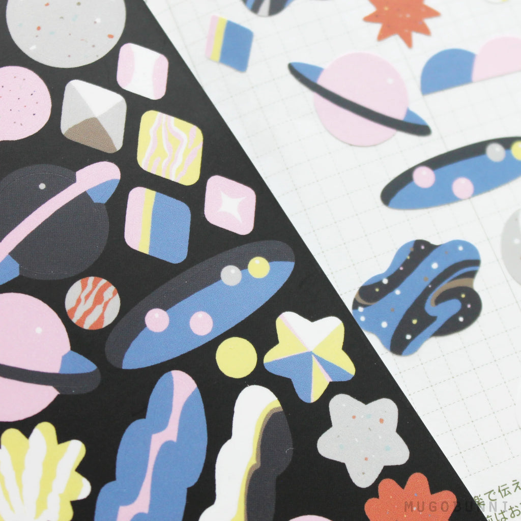 Space Shapes Sticker Sheet