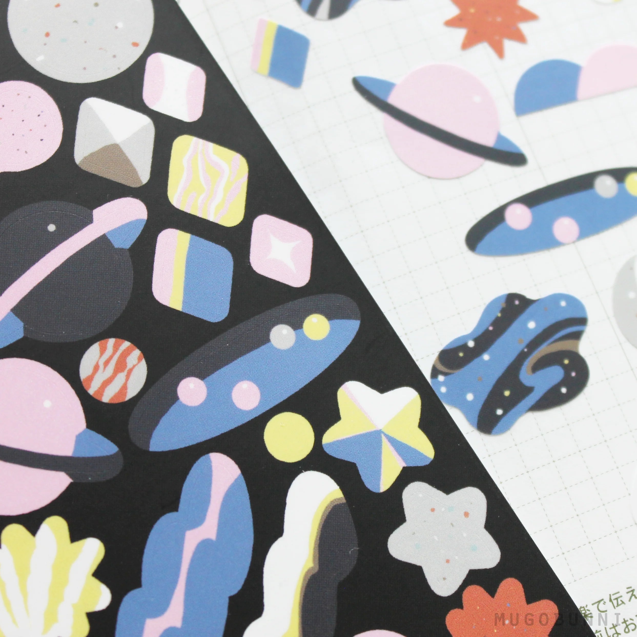 Space Shapes Sticker Sheet
