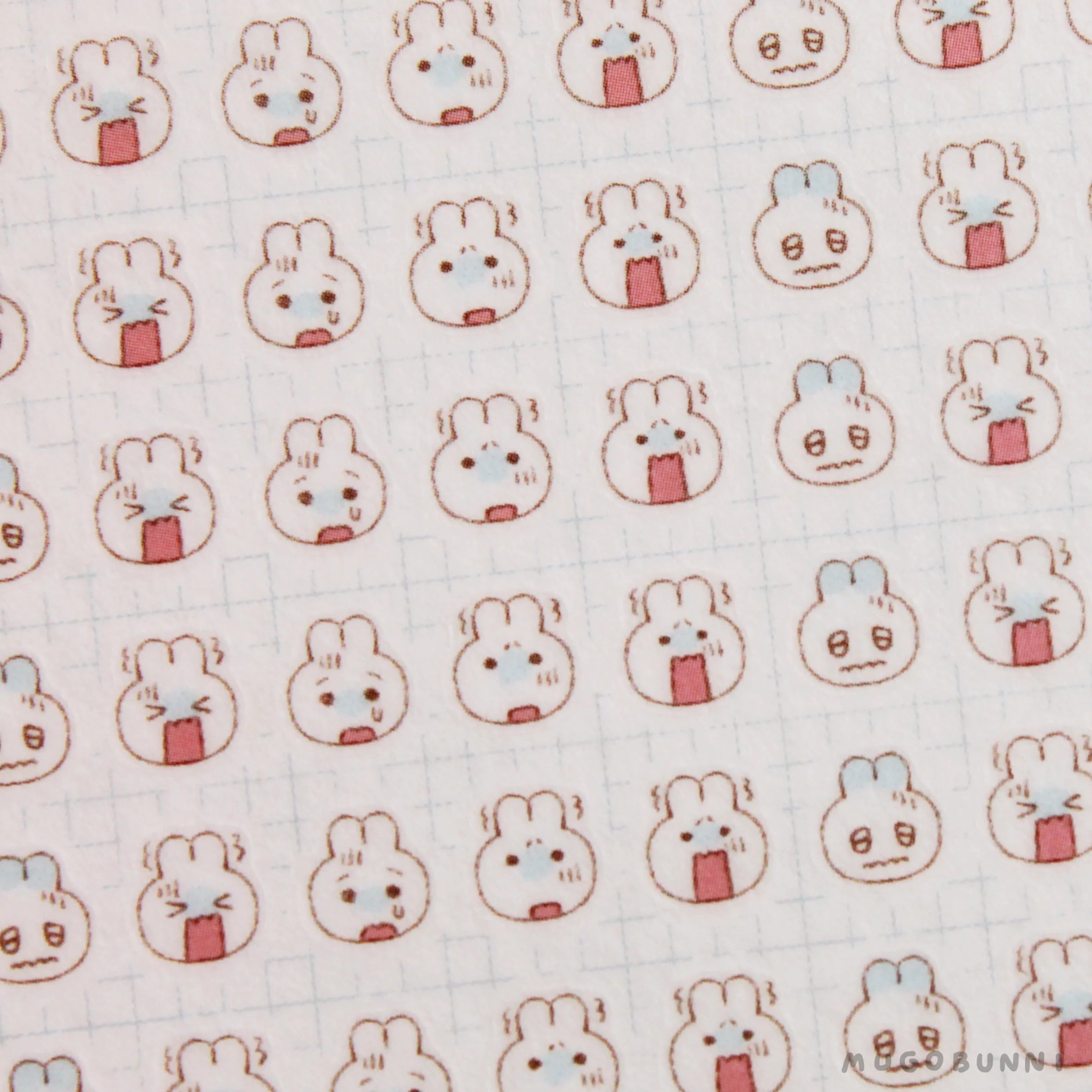 Bunmoji: Scared Sticker Sheet