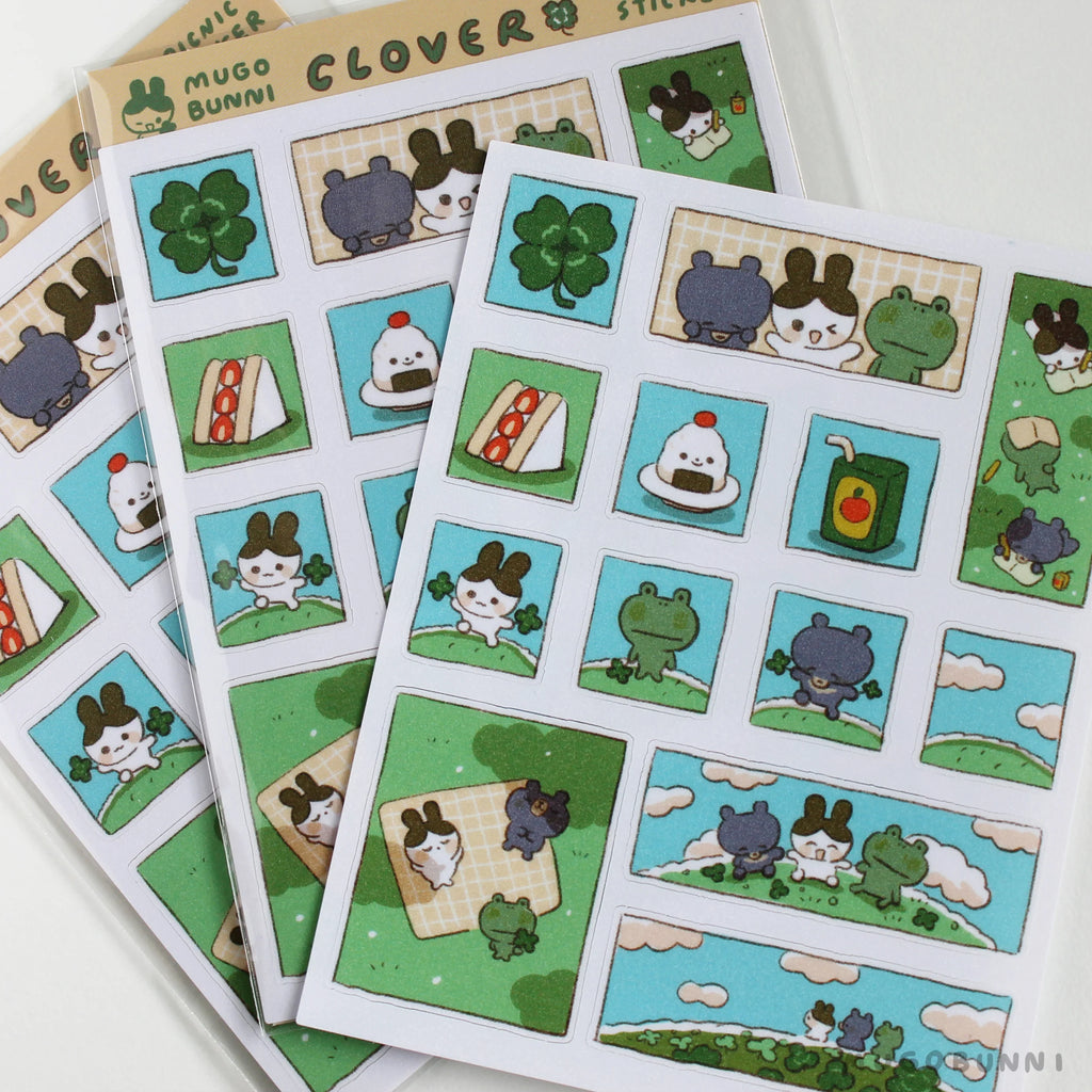 Clover Day Sticker Sheet