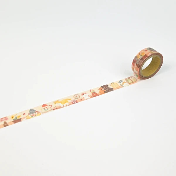 NB Washi Tape - Mattari Animals Day - Kitten