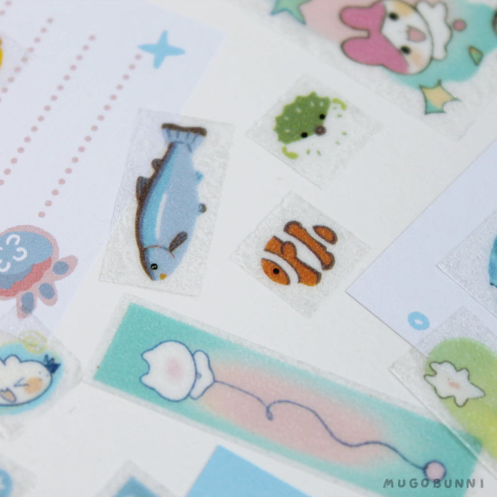 Aquarium Memo Tape