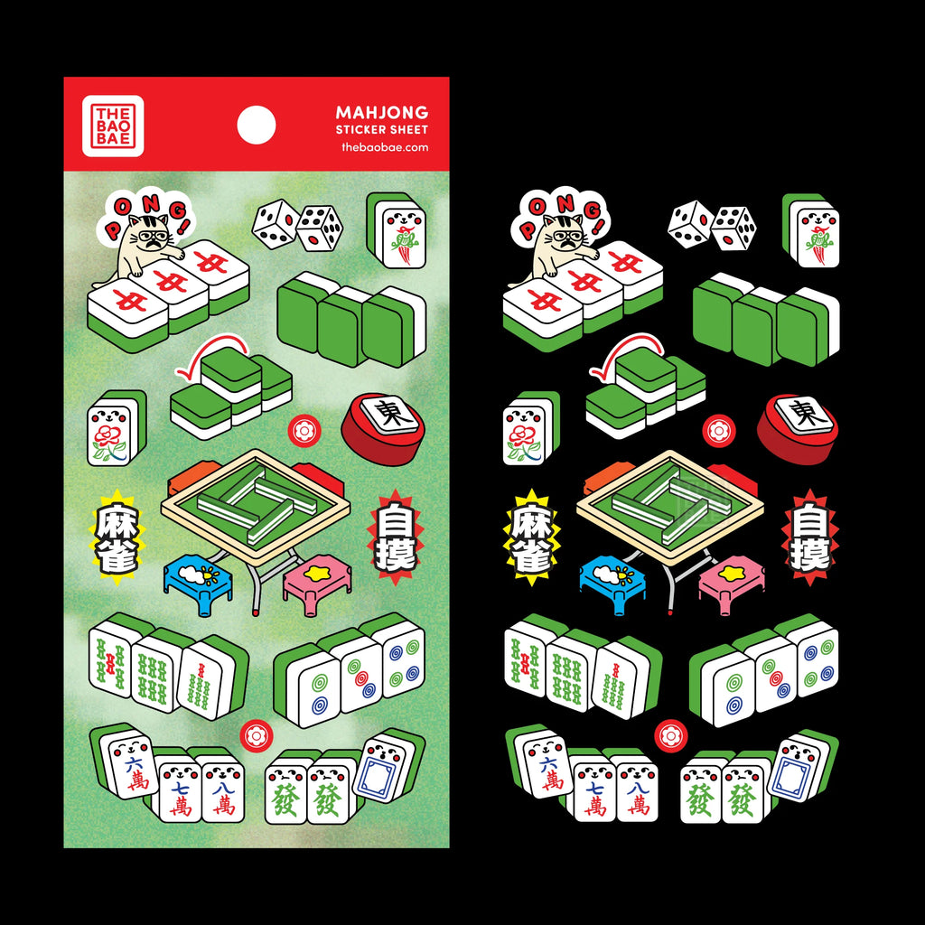 Mahjong Sticker Sheet