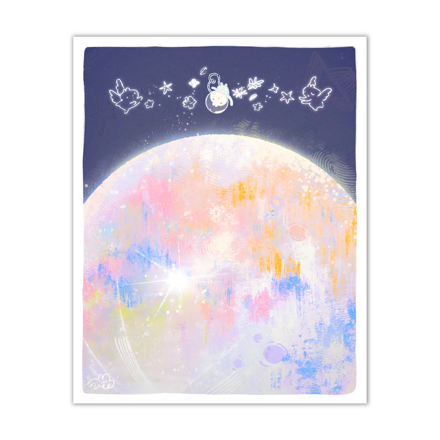 Angel of the Moon Print