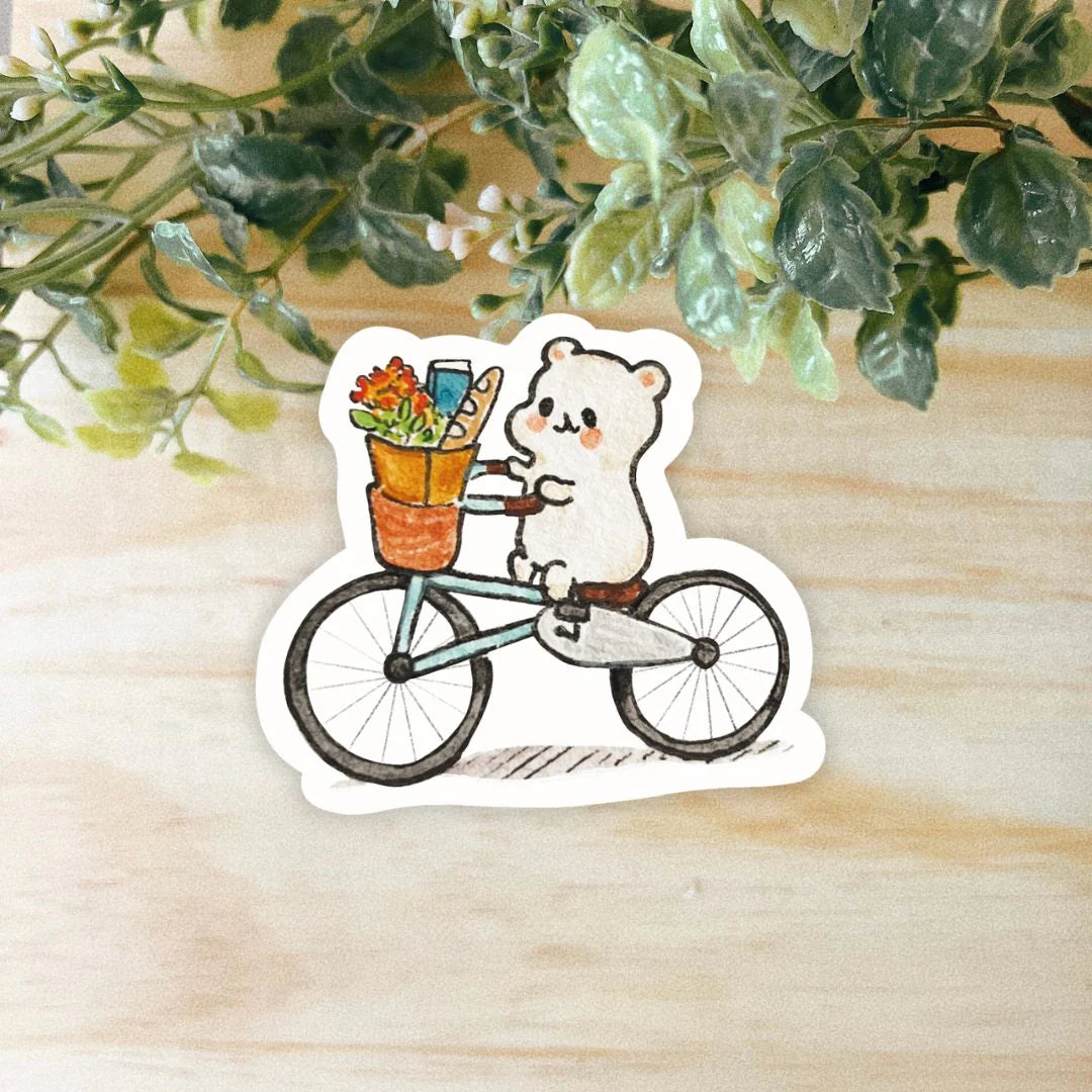 Bike Hammy Sticker