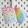 Mini Polco Deco Sticker Sheet: Rainbow Pattern