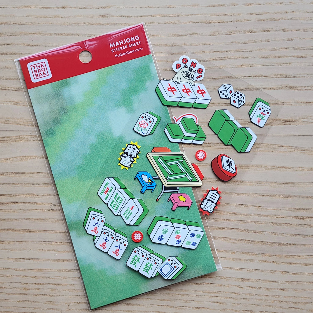 Mahjong Sticker Sheet