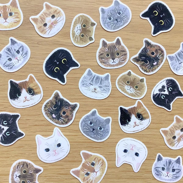 4legs Planner Sticker Flakes - Cat Face