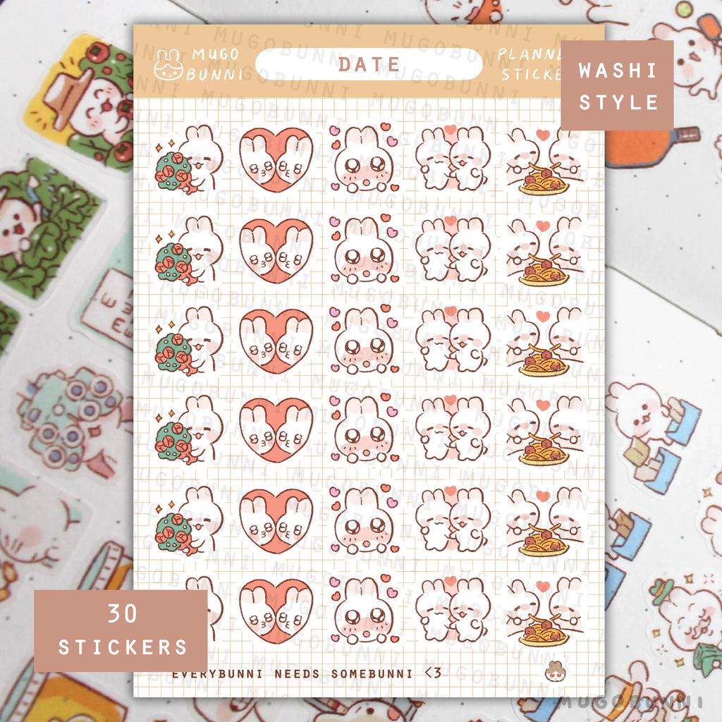 Date Planner Sticker Sheet