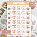Date Planner Sticker Sheet