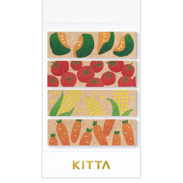 KITTA Collage Washi Tape - Vegetables