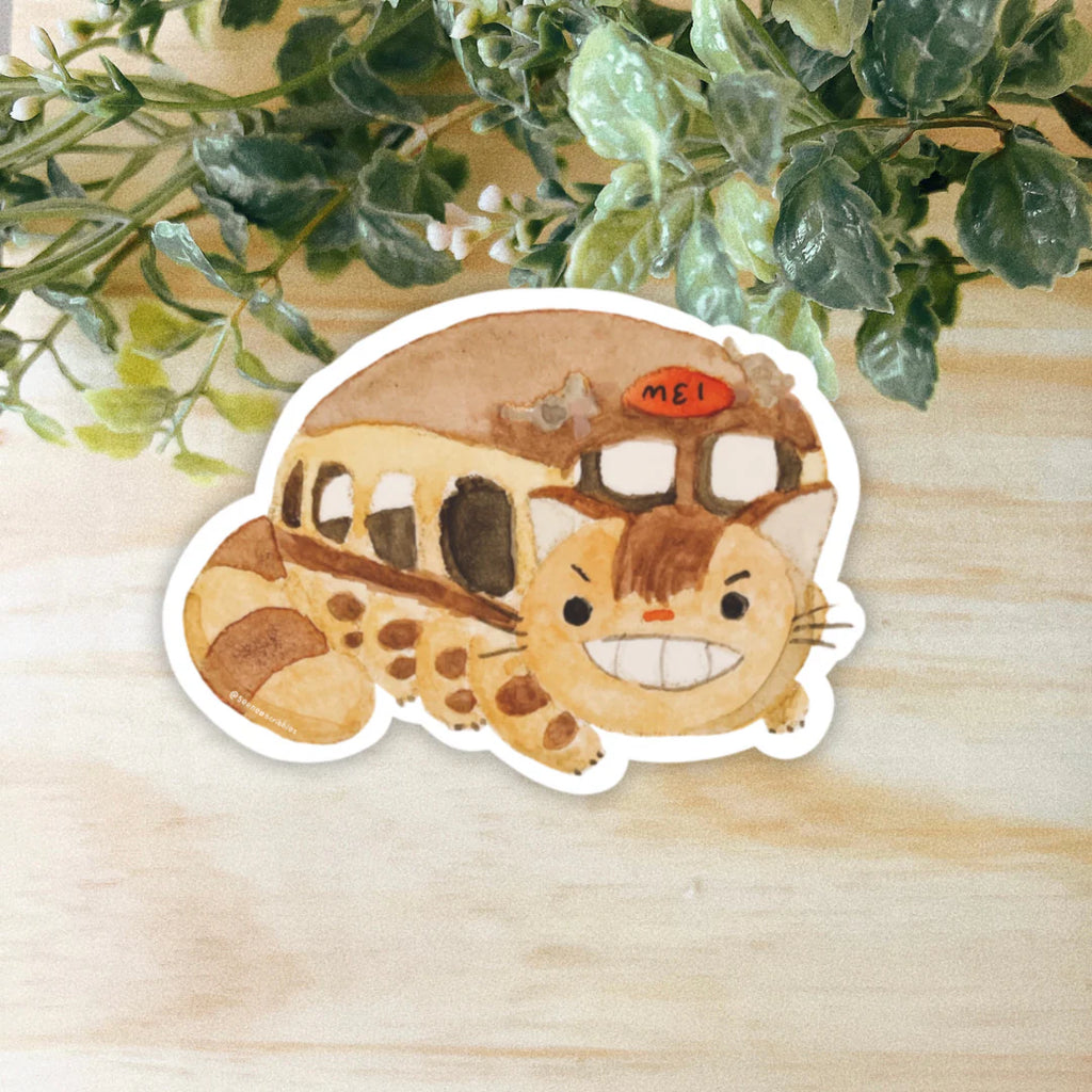 Cat Bus Sticker