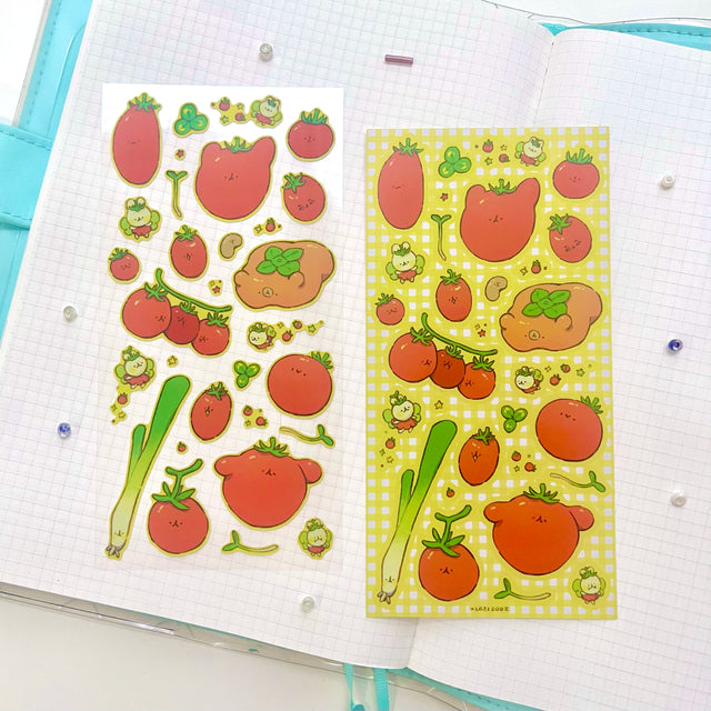 Tomatoes & Friends Deco Sticker Sheet