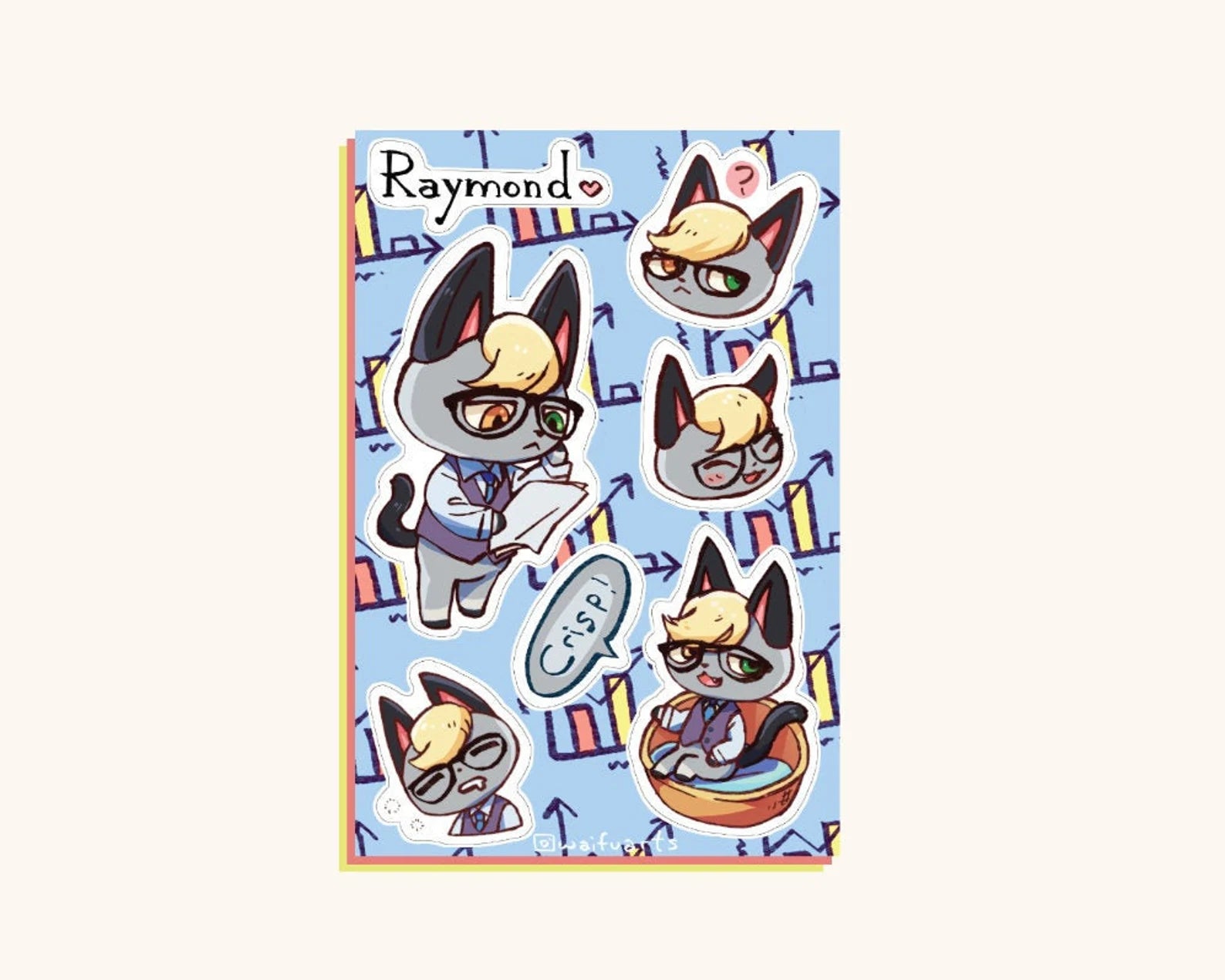 ACNH Raymond Sticker Sheet