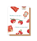 Perfect at Any Age Tomato Card
