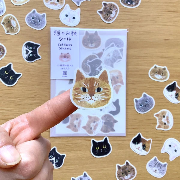 4legs Planner Sticker Flakes - Cat Face
