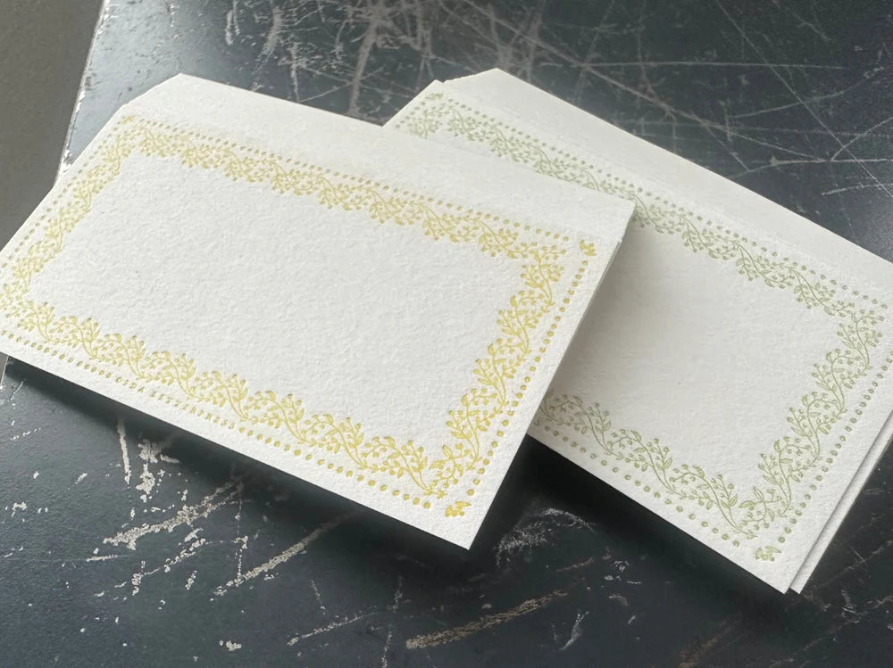 OEDA Vine Memo Card - Mimosa
