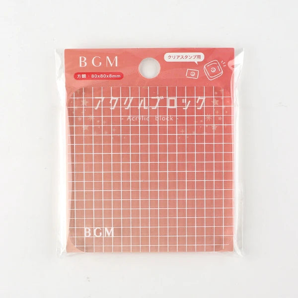 BGM Clear Acrylic Stamp Blocks