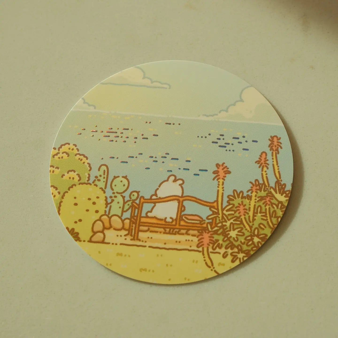 2jingis2jing Round Stickers