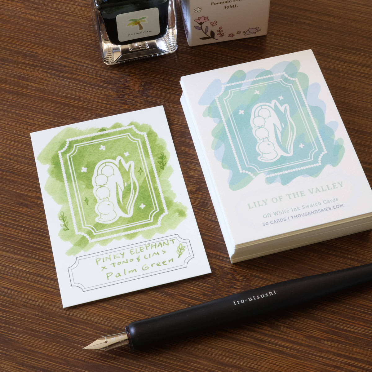 Lily of the Valley Ink Cards (Pack of 50)