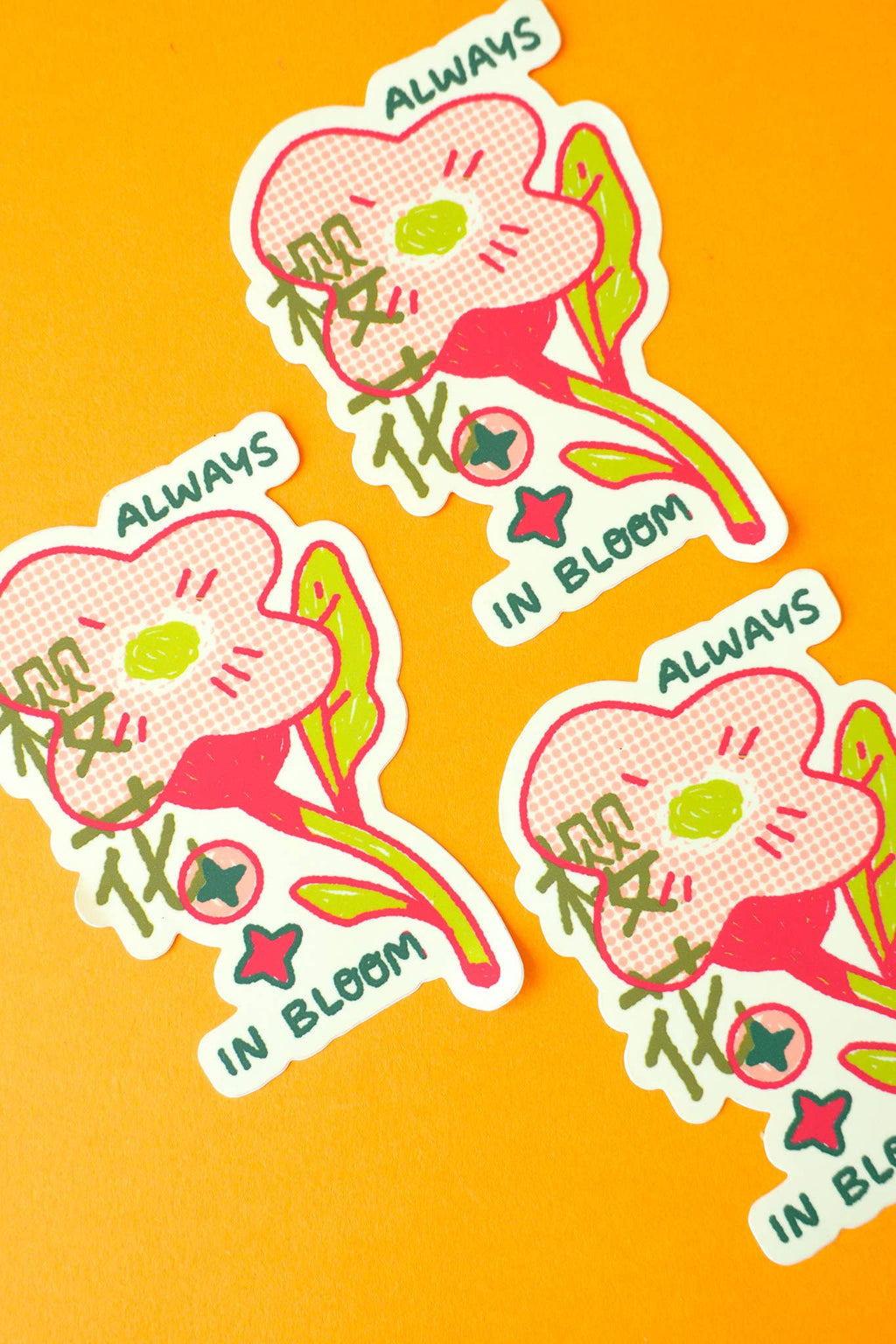 Always in Bloom Floral Vinyl Stickers