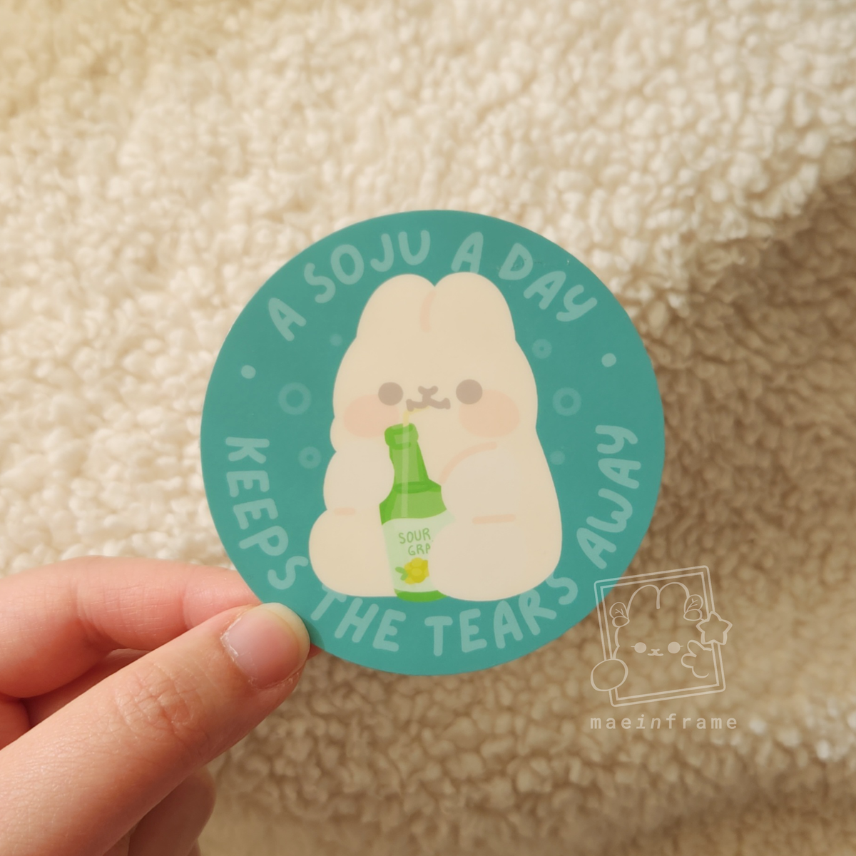 A drink a day | diecut sticker