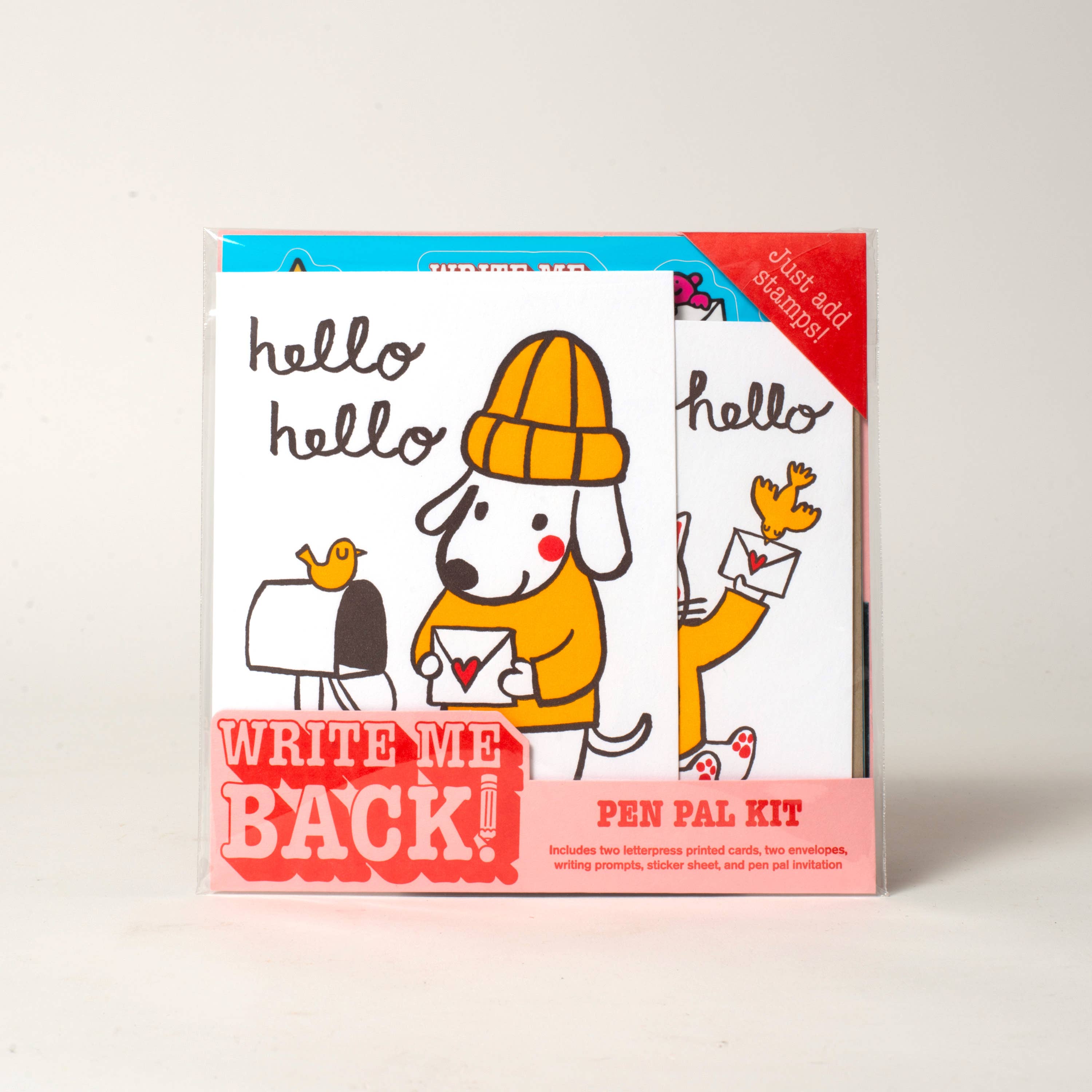 BFF Dog & Cat Letter Writing Write Me Back Pen Pal Kit