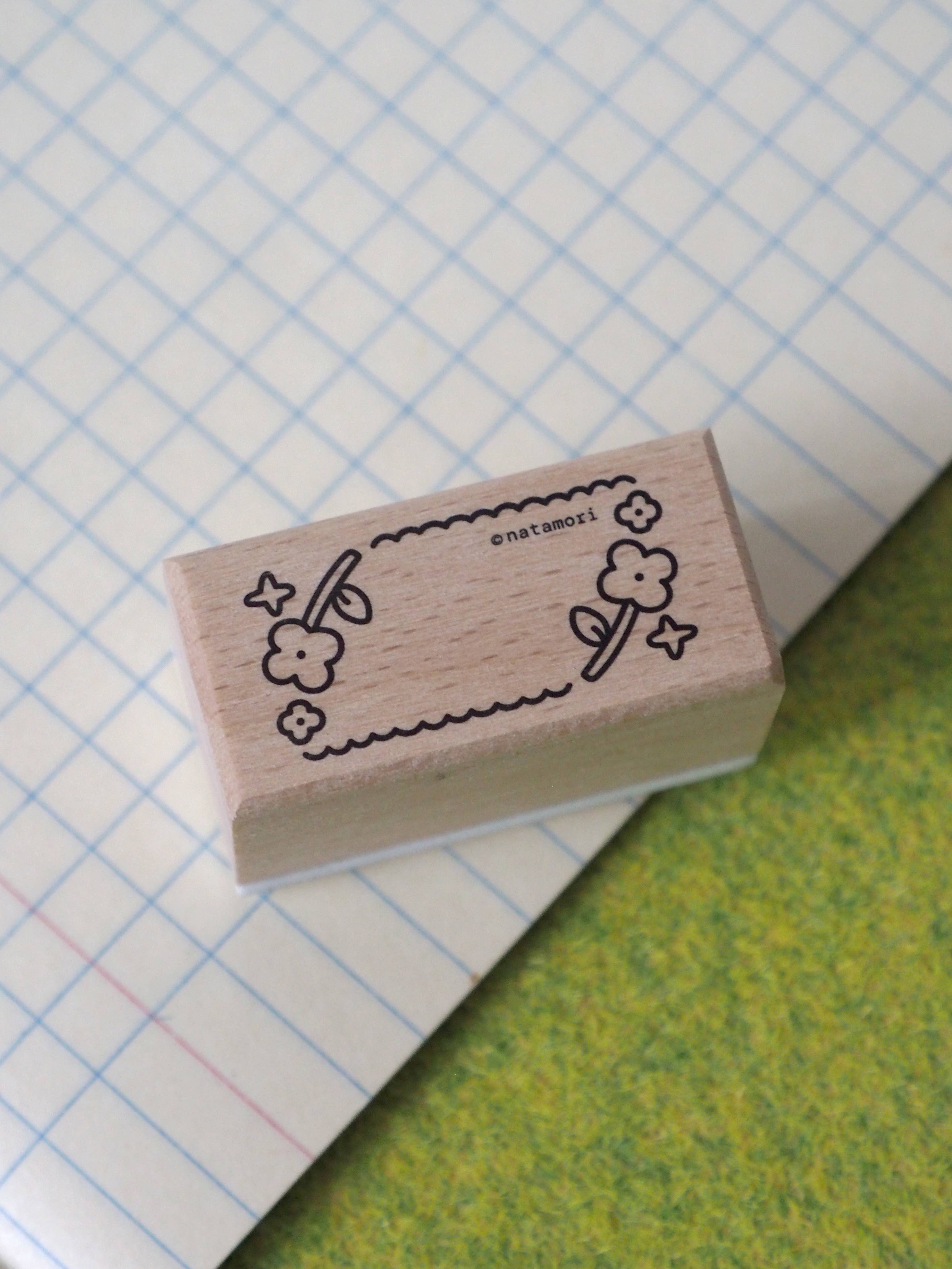 Flower frame • stamp