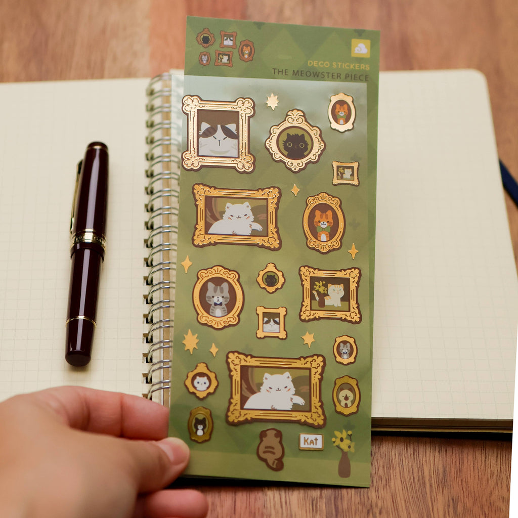 Meowster Piece Sticker Sheet