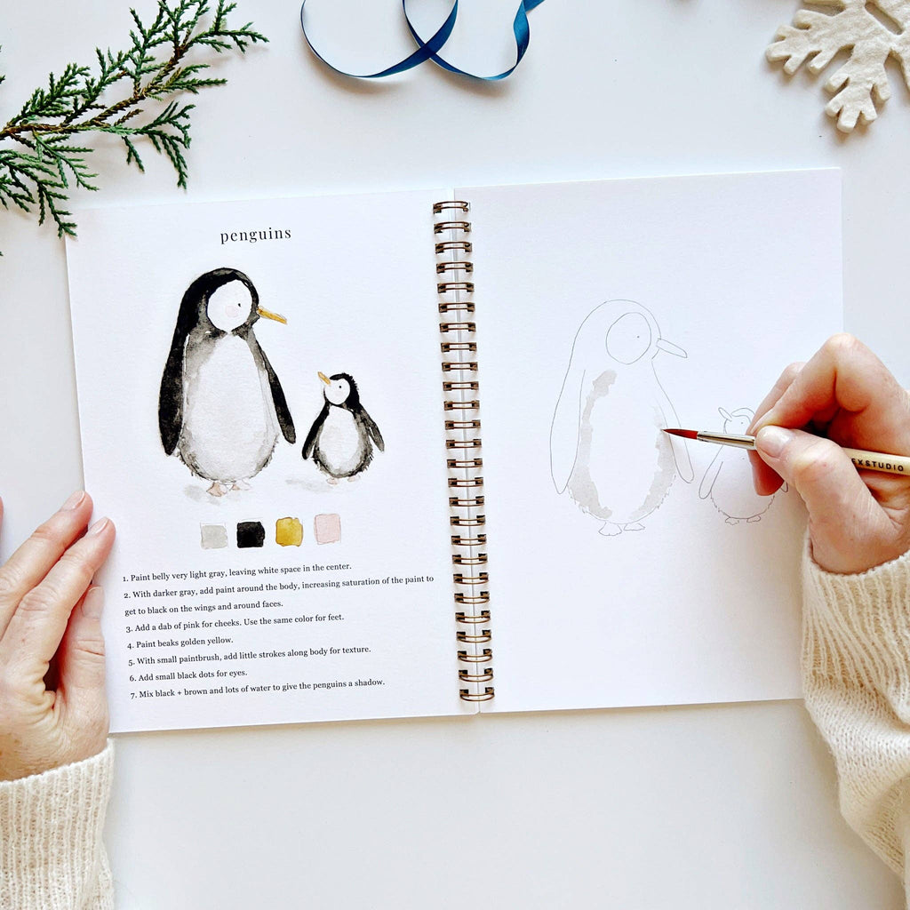 Emily Lex Studio - Winter watercolor workbook