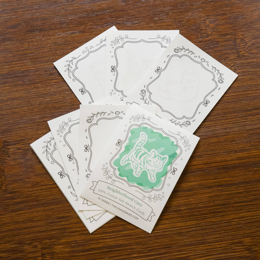 Neighborhood Cats Ink Cards