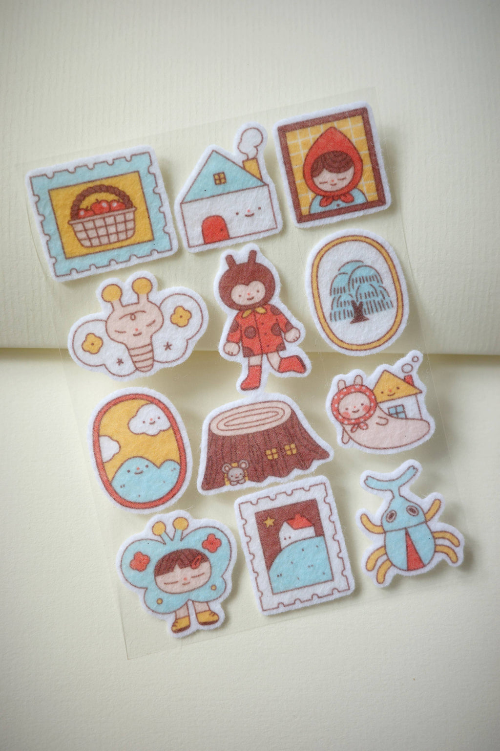 Fairy woods • felt sticker sheet