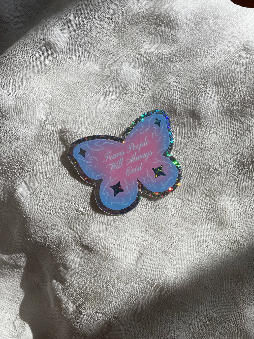Trans People Will Always Exist Vinyl Sticker