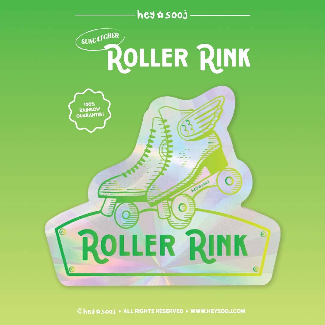 Roller Rink Rainbow Maker Decal Sun Catcher