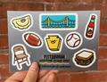 Pittsburgh Waterproof Vinyl Sticker Sheet