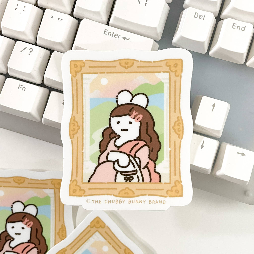 The Mona Lisa Vinyl Sticker