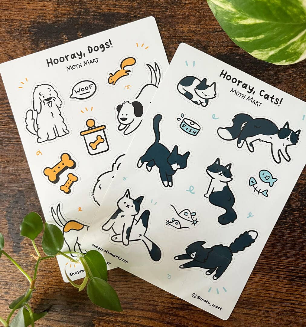 Hooray, Dogs! Sticker Sheet
